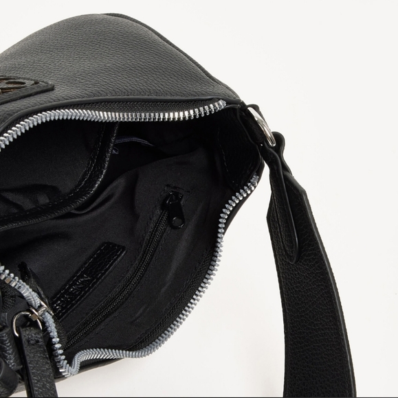 Nine West Black Cindi Top Zip Crossbody Bag - Picture 11 of 11